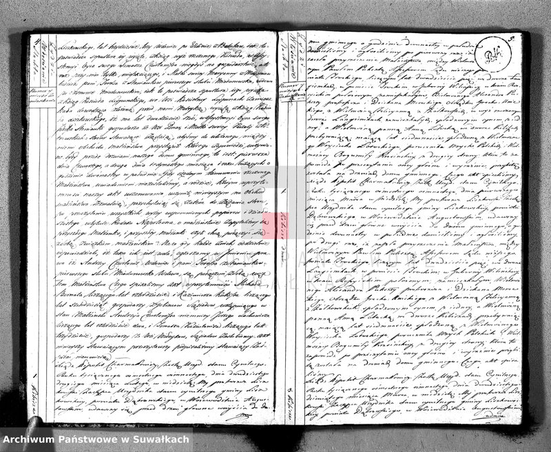 Obraz 5 z jednostki "Księga Aktów Zaślubionych Urzędnika Stanu Cywilnego Gminy Liszkowskiey od 1- go stycznia 1818 roku"