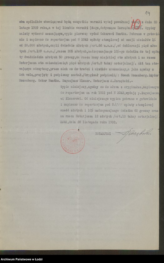 Obraz 16 z jednostki "Noach Rozenberg- wykańczanie i apretowanie towarów"