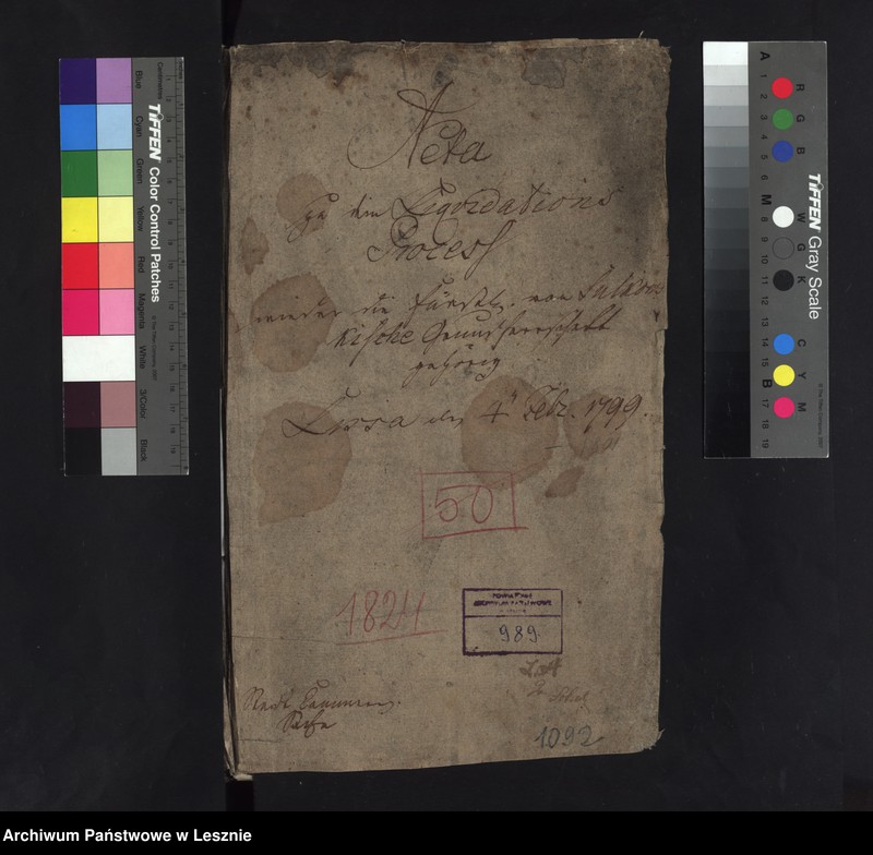 Obraz 2 z jednostki "[Akta zu dem Liquidationsprozess wieder der Fürstl. von Sułkowski