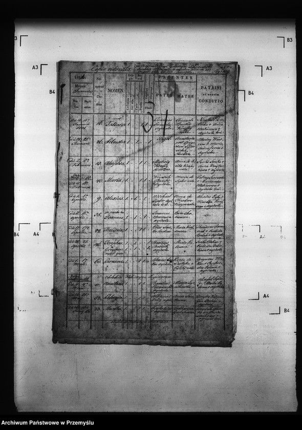 Obraz 5 z jednostki "[Kopie ksiąg metrykalnych parafii Miżyniec z filiami Gdeszyce, Zrotowice (dekanat Niżankowice)]"