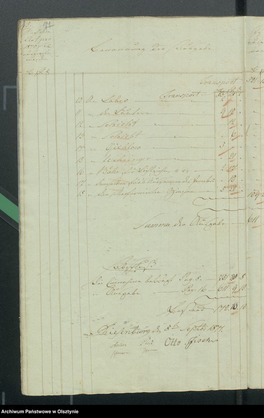 image.from.unit.number "Kirchen Kassen Rechnung den beiden ewangelischen Kirchen zu Riesenburg"