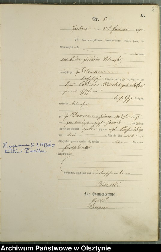 image.from.unit.number "Geburts-Haupt-Register nr 1 - 77"