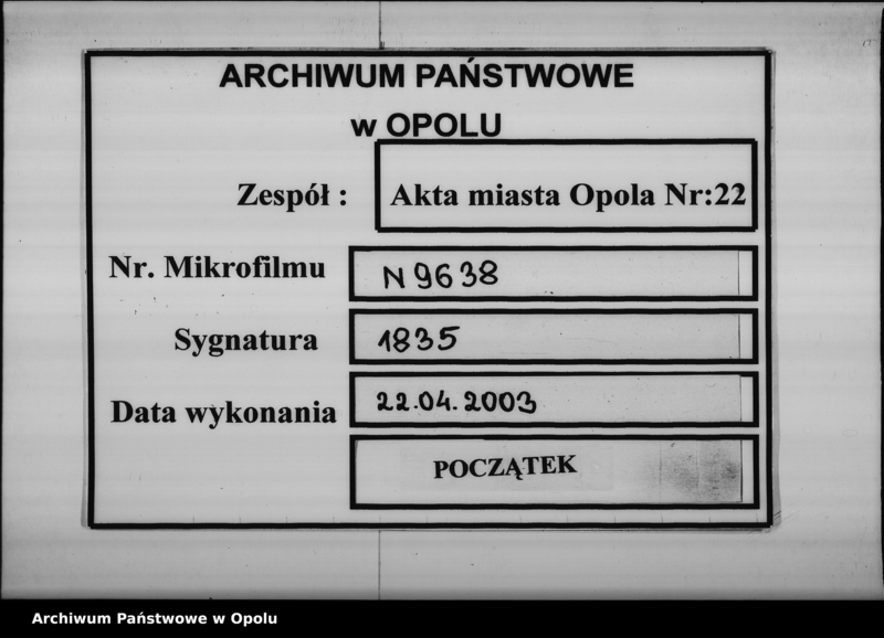 Obraz 1 z jednostki "Acta der Königl[ichen] Bauhandwerker Prüfungs-Kommission betreffend die Prüfung des Maurerpolier Joseph Buja aus Krappitz [Krapkowice]1867"