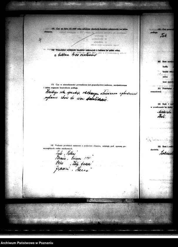 Obraz 9 z jednostki "Majątek Mianowice wyłączenie z art. 4,5 ustawy o reformie rolnej Paweł Tschuschke - spadkobierca"