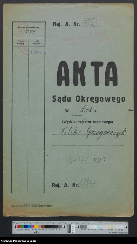 Obraz 2 z jednostki "Feliks Grzegorczyk- sklep spożywczy i tytoniowy"
