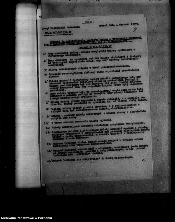 Obraz 12 z jednostki "Zatwierdzenie zakładu przemysłowego rafinerii i kotłowni/ Rolniczej Spółki Olejarskiej Spółka z o. o. w Szamotułach"