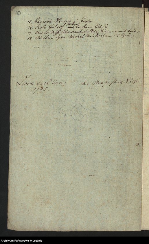 Obraz 12 z jednostki "[Akta in Bezug auf die Zirkularverfügung vom 4 Juni in Betreff der allhiesigen Salzschenken oder Salzseller]"