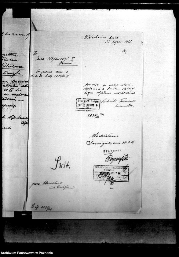 Obraz 17 z jednostki "Stosunki osobiste Ludwika Tomczaka burmistrza miasta Wielichowa"