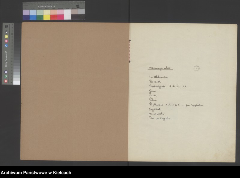 image.from.unit.number "Spis wyborców Rady Miejskiej uprawnionych do głosowania przy wyborze radnych miejskich i ich zastępców, Okręg wyborczy Nr V. Obwód Nr 1"