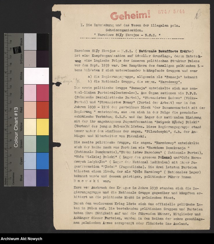 Obraz z jednostki "Informacje o Narodowych Siłach Zbrojnych, Polskiej Partii Robotniczej i Gwardii Ludowej w Okręgu Lwów."