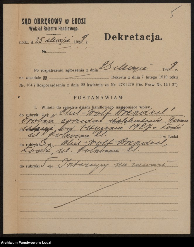 Obraz 7 z jednostki "Chil Wolf Brendzel – drobna sprzedaż delikatesów"