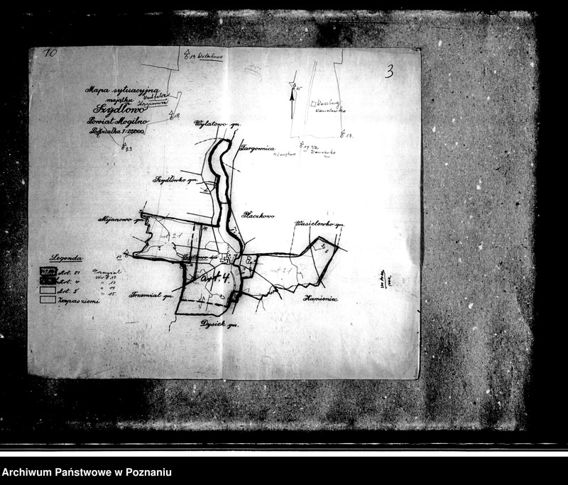 Obraz 8 z jednostki "/Różne plany i mapy majątku Szydłowo powiatu mogileńskiego/"