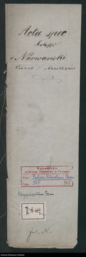 Obraz 2 z jednostki "A. betr. Vincent und Anastasius von Narwański"