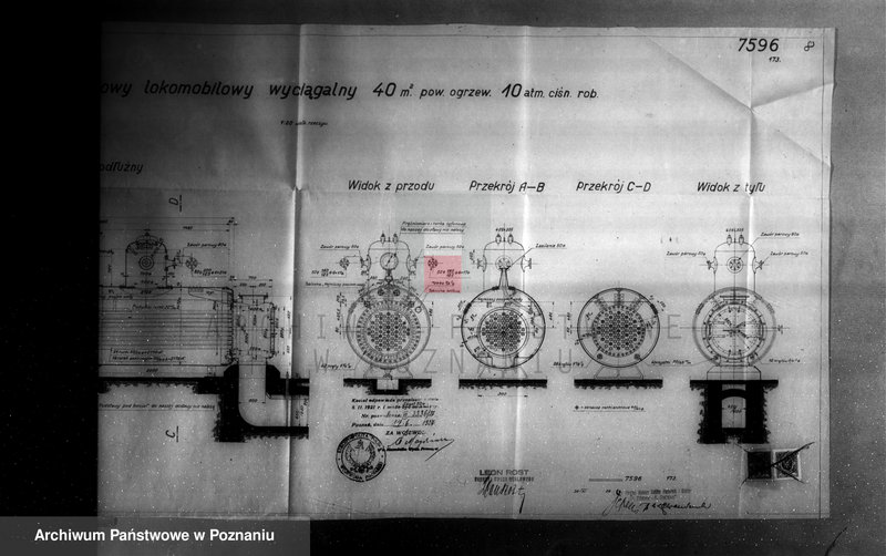 image.from.unit.number "Fabryka kwasu węglowego własność L. Rost Poznań-Główna  nr woj. 5958"
