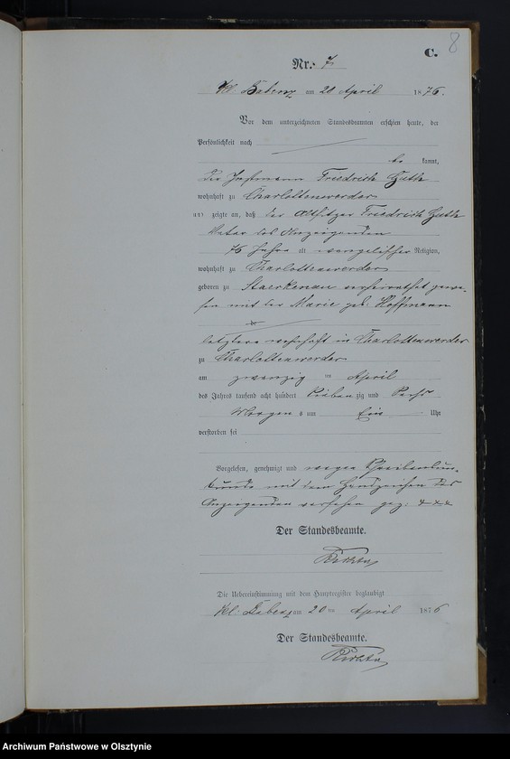 image.from.unit.number "Sterbe-Neben-Register Nr 1 - 29"