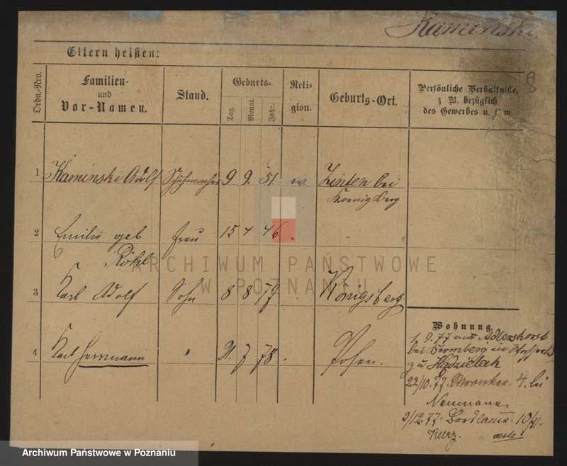 Obraz 8 z jednostki "Kamiński (żony, wdowy i samotni mężczyźni)"