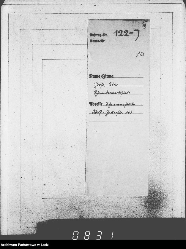 Obraz 14 z jednostki "J.121-135 [Wnioski Żydów w Getcie o zwrot długów za wzięty na kredyt towar przez kupujących]"