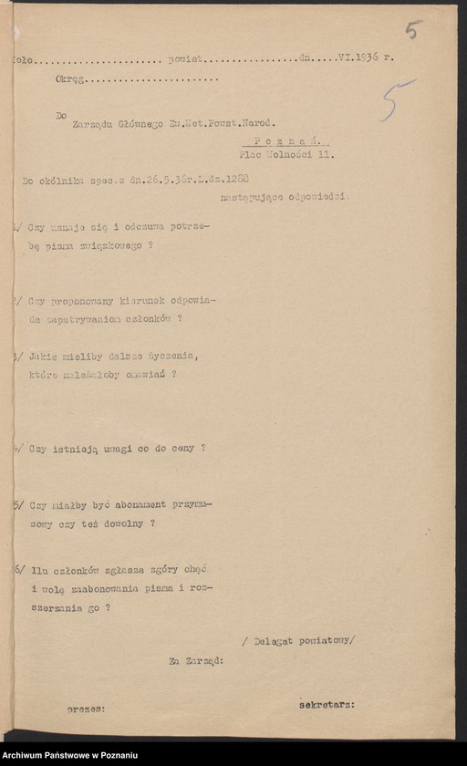 Obraz 7 z jednostki "Powstańcza Spółdzielnia Wydawnicza i tygodnik "Jutro""