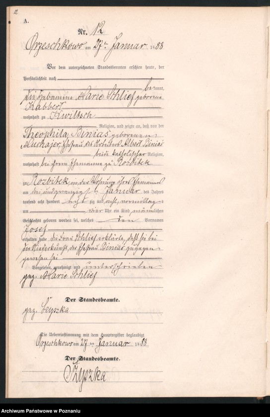 Obraz 15 z jednostki "Księga urodzeń"