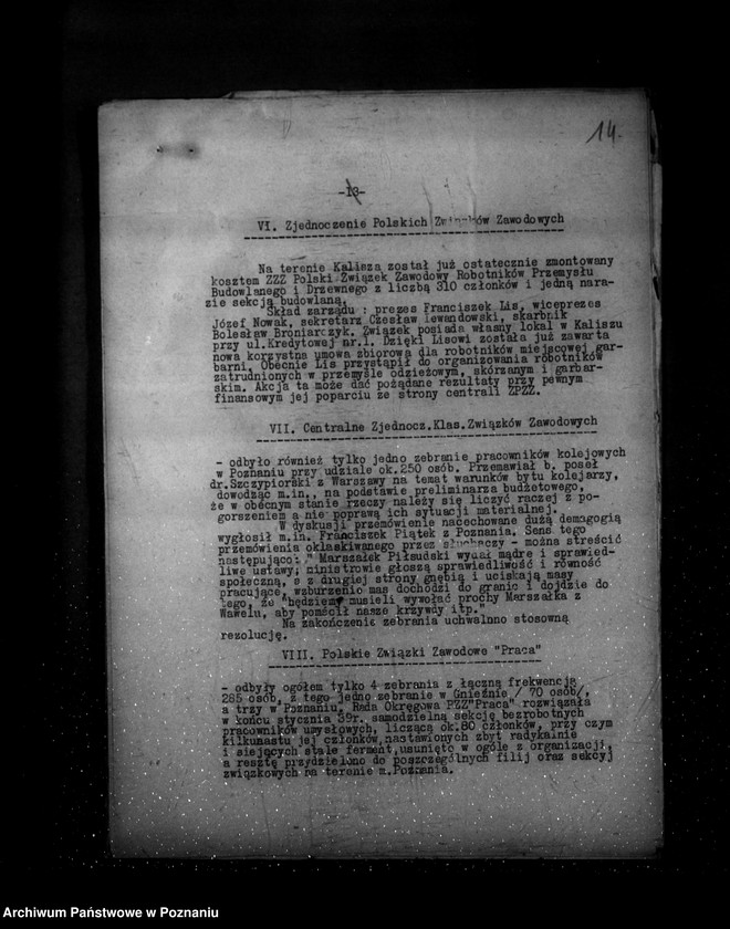 Obraz 18 z jednostki "Sprawozdanie sytuacyjne ze stanu bezpieczeństwa za miesiące styczeń-maj, lipiec 1939 r. oraz sprawozdanie z polskiego legalnego ruchu politycznego za miesiąc czerwiec 1939 r."