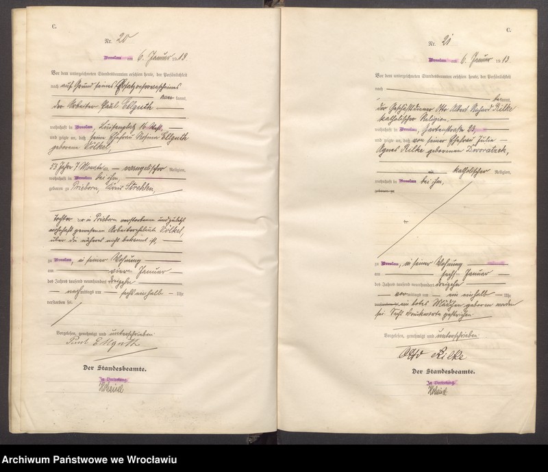 image.from.unit.number "Sterbe-Haupt-Register Breslau IV 1913 Band 1"