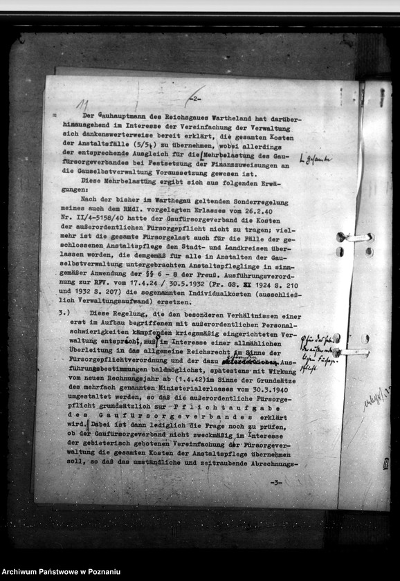 Obraz 15 z jednostki "Kostentragung der öffentlichen Fürsorge - Anstaltspflege"