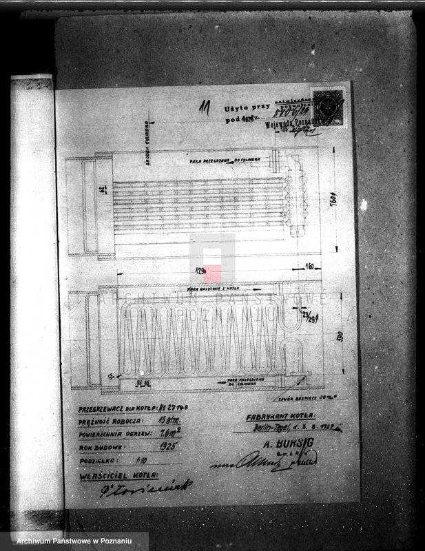 Obraz 15 z jednostki "Majątek Dąbcze, pow. leszczyński własność B. Płócieniak, nr woj. kotła 6378"