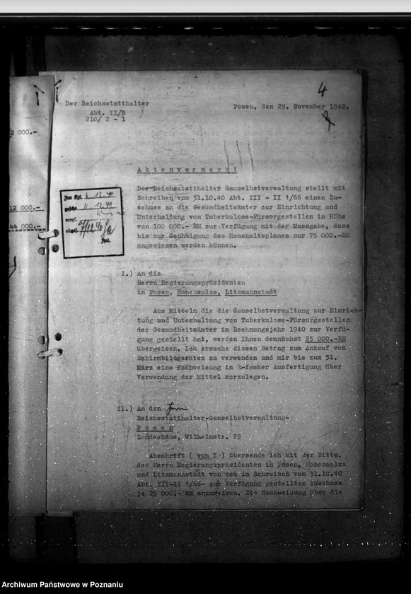 Obraz 8 z jednostki "Sondermittel zur Bekämpfung der Tuberkulose"