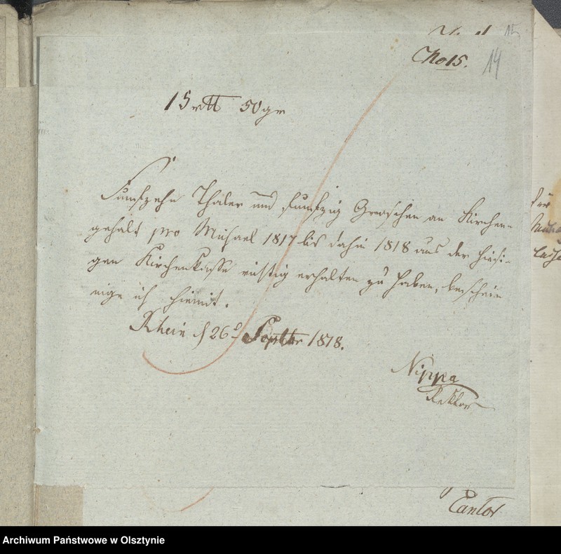image.from.unit.number "Beläge zur 1817-1818 Rheinschen Kirchen Rechnung"