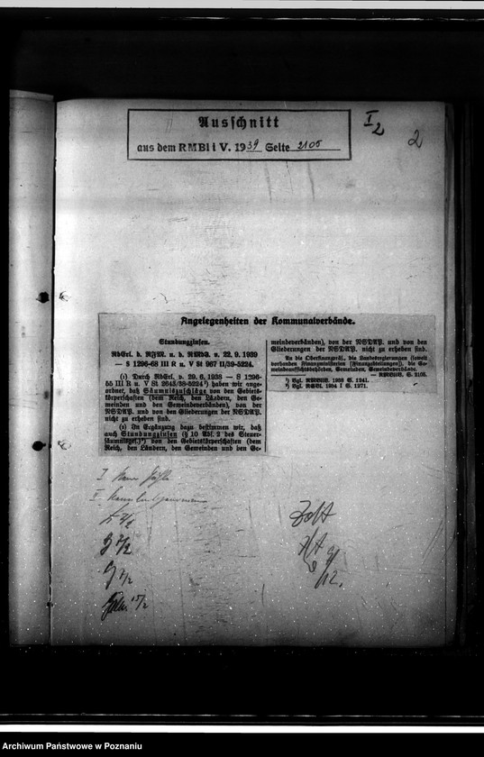 Obraz 6 z jednostki "Runderlasse des Reichsministeriums des Innern"