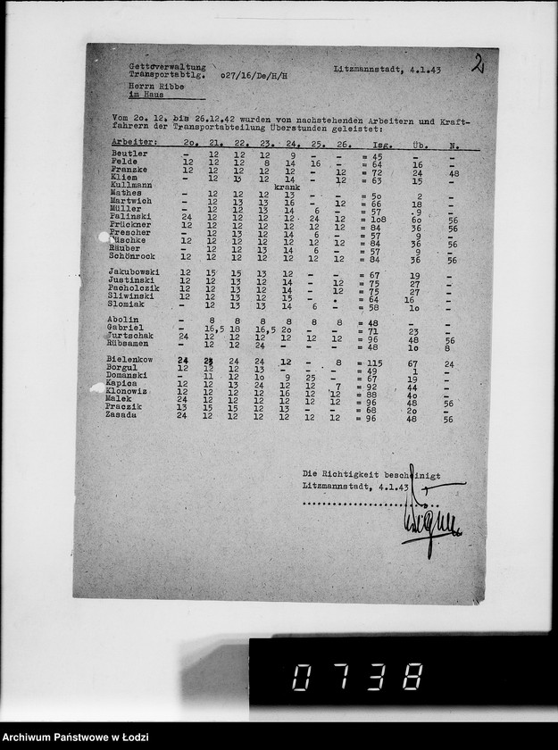 Obraz 6 z jednostki "Überstunden"