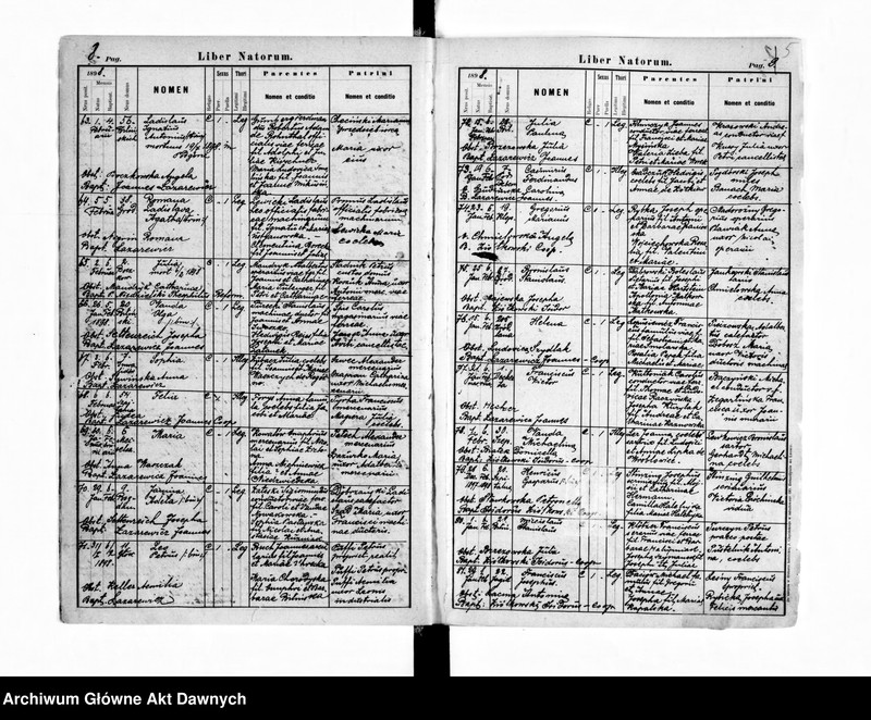 image.from.unit.number "Parafia: Lwów, parafia św. Anny. Dekanat: Lwów. Księga metrykalna urodzeń, ślubów i zgonów dla parafii miejskiej i wsi Kleparów."