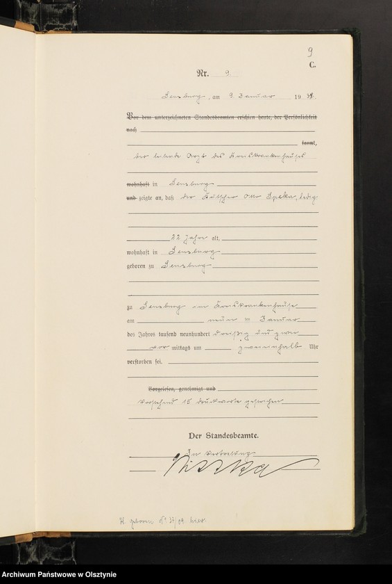 image.from.unit.number "Sterbe-Haupt-Register Nr 1-211"