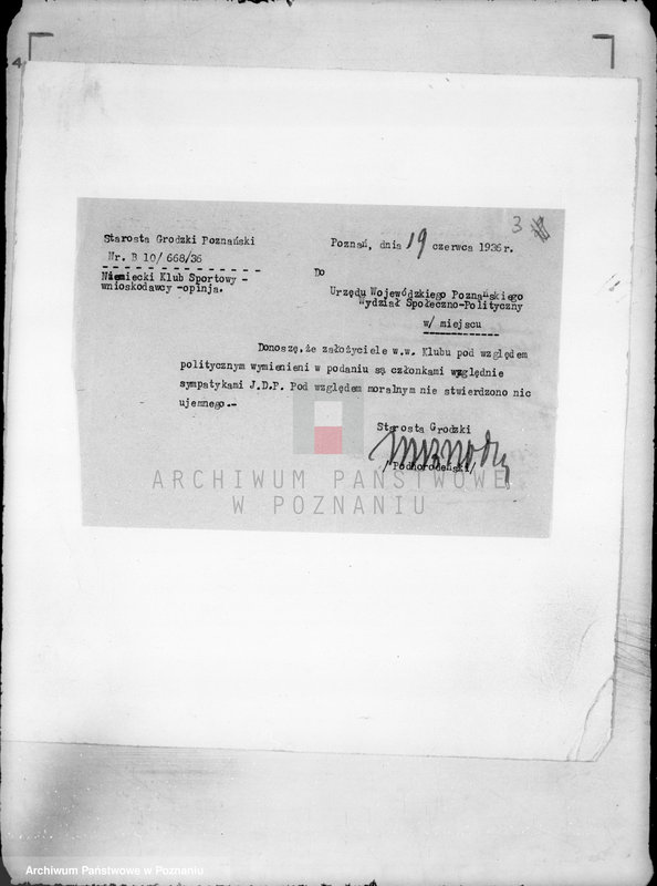 Obraz 7 z jednostki "/Niemiecki Klub Sportowy w Poznaniu/"