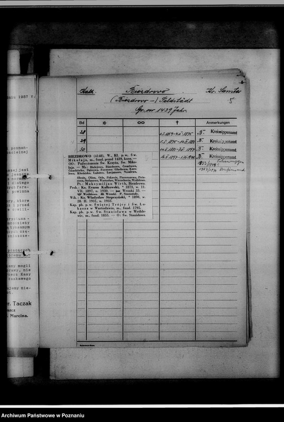 Obraz 9 z jednostki "Bücherverzeichnis [kościelne księgi wyznań: ewangelickiego i katolickiego] Kreis Samter [powiat szamotulski]"