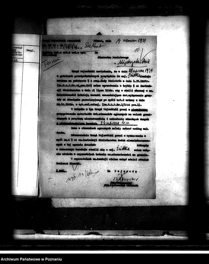 Obraz 15 z jednostki "Majątek Śródka powiatu międzychodzkiego wyłączenie z art. 4 i 5 ustawy o wykonaniu reformy rolnej"