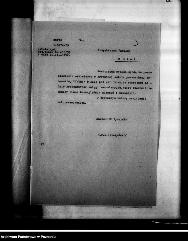 Obraz 7 z jednostki "Prywatna Szkoła Powszechna "Jobne" z polskim i hebrajskim językiem nauczania Koło"