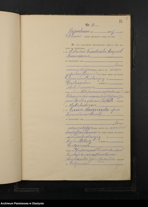 image.from.unit.number "Heiraths-Haupt-Register Nr 1 - 49"