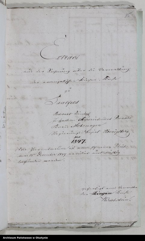 image.from.unit.number "Ertract aus der Jahres Rechnung der Kirchen Kasse zu Saalfeld"