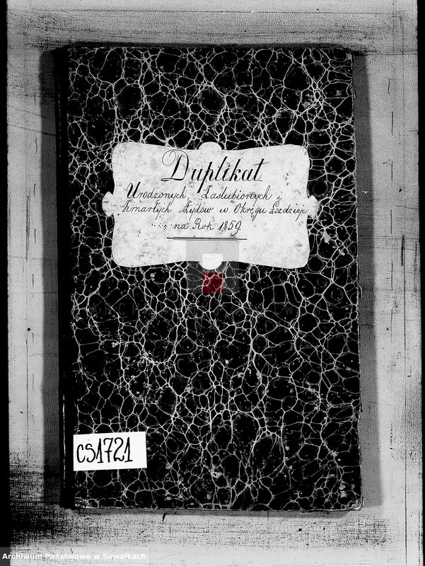 image.from.unit.number "Duplikat urodzonych, zaślubionych, zmarłych Żydów w okręgu Łoździeje w roku 1859"