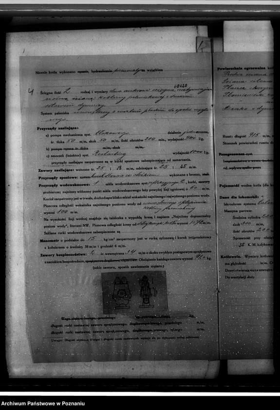 Obraz 8 z jednostki "Majątek Gryżyna pow. kościański, własność Lossow nadzór nad kotłami parowymi"