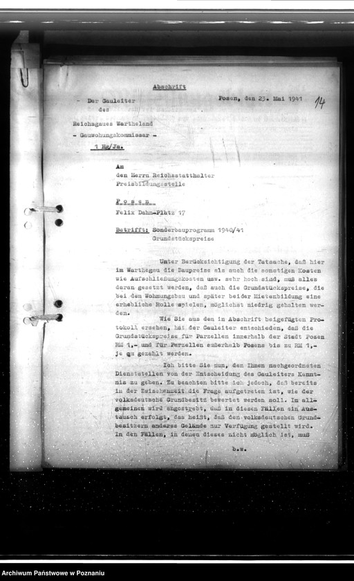 Obraz 18 z jednostki "Baulandpreise für das Wohnungsprogramm"