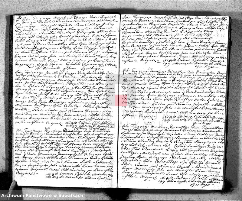 Obraz 11 z jednostki "Akta Umarłych od pierwszego Maia Roku Tysiącznego Osimsetnego Osmego Parafij Liszkowskiey"