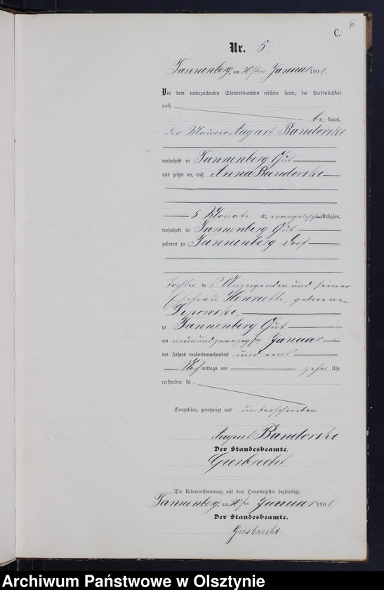image.from.unit.number "Sterbe-Neben-Register Nr 1 - 28"