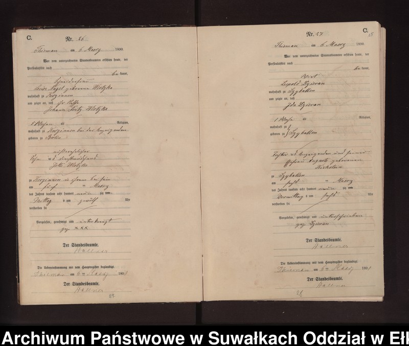 image.from.unit.number "Sterbe-Neben-Register des Preussischen Standes-Amtes Rydzewen Kreis Loetzen"