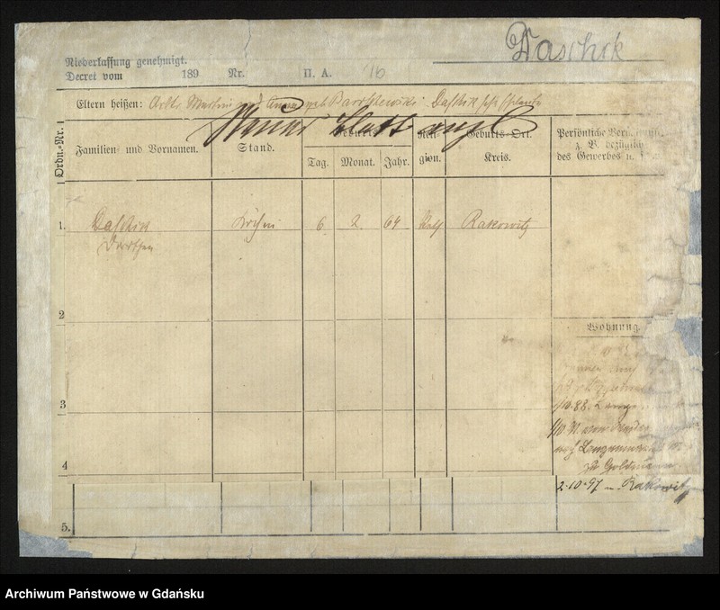 image.from.unit.number "Karty meldunkowe: Darm - Daus"