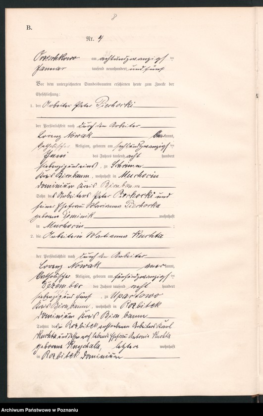 Obraz 10 z jednostki "Heirath-Neben-Register"