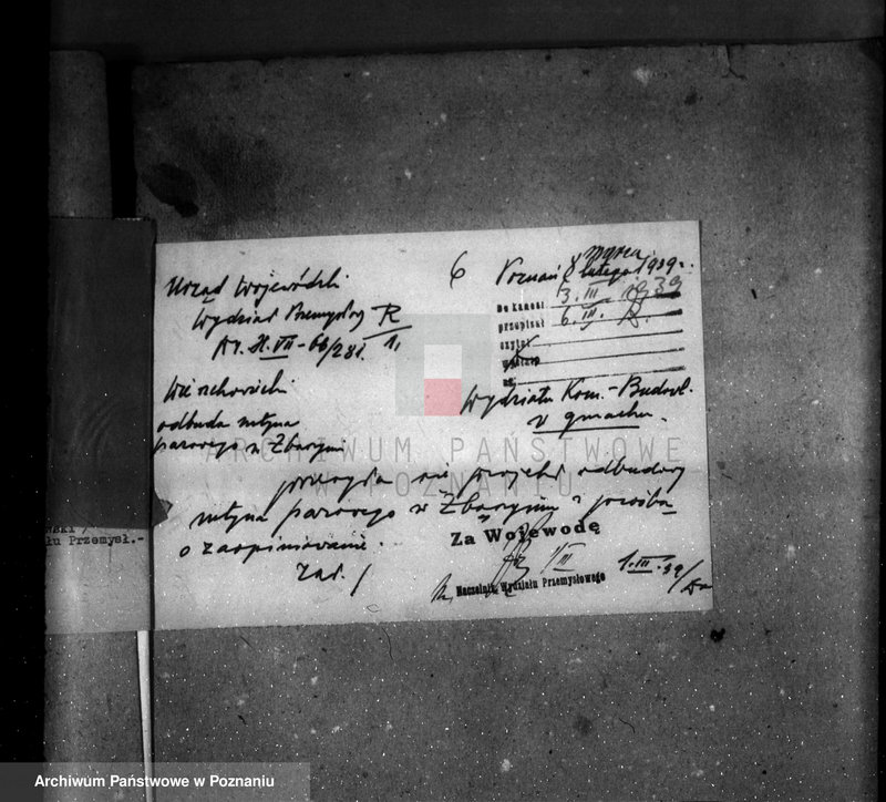 Obraz 10 z jednostki "Udzielenie zezwolenia na urządzenie młyna parowego W. i A. Wierzchowieckich w Zbąszyniu, pow. nowotomyski"