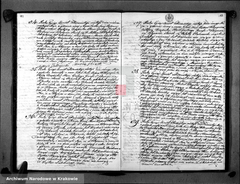 image.from.unit.number "Księga Aktów Zejścia dla Parafii So. Floryana na Kleparzu na rok 1846 sporządzona"