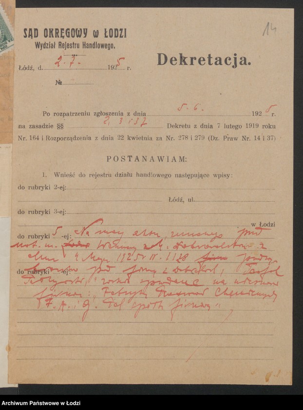 Obraz 16 z jednostki "Dabralin – właściciel Teofil Pałczyński – wyrób i sprzedaż pasty do obuwia"